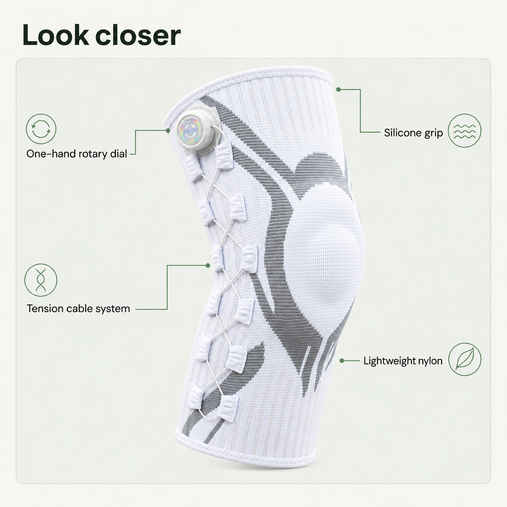 Premium Adjustable Knee Compression Sleeve